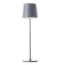 Brilliant Lampa Stołowa Kaami Metal Plastikowy Szary 2W 310lm - 830 Ciepła Biel | 100mm - IP44 - Zewnętrzna - Ściemnianie 