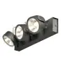 SLV Kalu Triple Ściana i Lampa sufitowa Aluminium Czarny 47W 3400lm - 830 Ciepła Biel | Ściemnianie 
