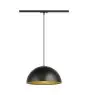 SLV Reflektor szynowy Lampa Wisząca Forchini M 40 1-Fazowy Stal Czarny | Nadaje Się Do 1x E27 