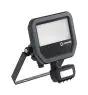 Ledvance LED Iluminacja Aluminium Czarny 17W 2400lm 100D - 840 Zimna Biel | IP65 - Czujnik Ruchu I Światła - Symetryczny
