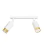 Emibig Lampa sufitowa Hiro Stal Valkoinen | Nadaje Się Do 2x GU10 - Max 10W