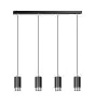 Emibig Lampa Wisząca Fumiko Stal Czarny | Nadaje Się Do 4x GU10 - Max 10W