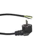 Noxion Power Kabel zasilający Czarny - Schuko Europlug + Końcówki otwarte - 5m - 3 pole 0,75mm2