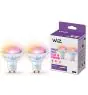 Podwójny pakiet 2x WiZ Smart LED Spot GU10 PAR16 5W 400lm 36D | Najlepsze Renderowanie Kolorów - Ściemnianie - Zamienne 50W