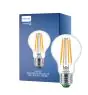 Philips MASTER LED Żarówka Ultra Efficient E27 Gruszka Przezroczysty 4W 840lm - 827 Bardzo Ciepła Biel | Zamienne 60W