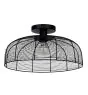 Eglo Lampa sufitowa Rinroe Stal Czarny Miedź | Nadaje Się Do E27