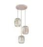 Eglo Lampa Wisząca Romazzina Stal Piaszczysty | Nadaje Się Do 3x E27