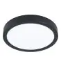 Eglo Lampa sufitowa Fueva 6 Plastikowy Czarny 11.5W 1550lm - 827-840-865 CCT