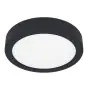 Eglo Lampa sufitowa Oświetlenie łazienkowe Fueva 6 Plastikowy Czarny 7.5W 1000lm - 827-840-865 CCT