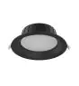 Noxion LED Downlight Hera Średni Wpuszczany Czarny 21W 2400lm 100D - 827-830-840 CCT | 226mm - Aukko 200mm