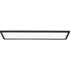 Brilliant Milton Lampa sufitowa Plastikowy Czarny Valkoinen 19W 3200lm - 840 Zimna Biel | IP44
