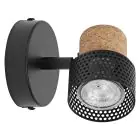 Ledvance LED Decor Spot Cork Stal Czarny 3W 230lm - 827 Bardzo Ciepła Biel | Ściemnianie