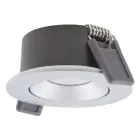 Ledvance LED Spot Air Adjust Aluminium srebro 4W 320lm 36D - 930 Ciepła Biel | Aukko 68mm - IP23 - Najlepsze renderowanie kolorów - Ściemnianie