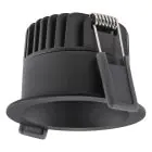 Ledvance LED Spot Ciemnylight Aluminium Czarny 8W 640lm 36D - 927 Bardzo Ciepła Biel | Aukko 68mm - IP44 - Najlepsze renderowanie kolorów - Ściemnianie