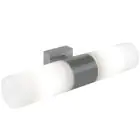 Nordlux Tangens Światło Ścienne Szkło i Metal Szary | IP44 - Nadaje Się Do 2x E14