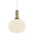 Nordlux Alton 25 Lampa Wisząca Szkło Valkoinen | Nadaje Się Do 1x E27