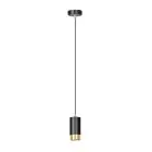 Emibig Lampa Wisząca Fumiko Stal Czarny | Nadaje Się Do 1x GU10 - Max 10W