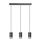 Emibig Lampa Wisząca Fumiko Stal Czarny | Nadaje Się Do 3x GU10 - Max 10W