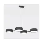 Emibig Lampa Wisząca Drumz Stal Czarny | Nadaje Się Do 4x E14 - Max 10W