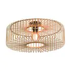 Good&Mojo Lampa sufitowa Bromo Bambus Brązowy L | Nadaje Się Do 1x E27 