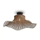 Good&Mojo Lampa sufitowa Ibiza Bambus Czarny L | Nadaje Się Do 1x E27 