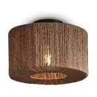 Good&Mojo Lampa sufitowa Iguazu Jute Brązowy | Nadaje Się Do 1x E27 