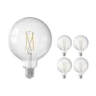 Opakowanie 5x Calex Smart Tuya Wifi E27 Globe Włókno 7.5W 1055lm - 818-830 Przestrajalny Valkoinen | Ściemnianie - Zamienne 75W 