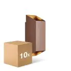 Opakowanie 10x Nordlux Nico Światło Ścienne Aluminium Zardzewiały Up & Down | IP54 - Nadaje Się Do 2x GU10
