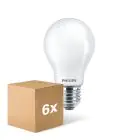 Opakowanie 6x Philips Corepro LED Żarówka E27 Gruszka Matowy 8.5W 1055lm - 830 Ciepła Biel | Zamienne 75W