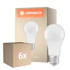 Opakowanie 6x Ledvance Classic LED E27 Gruszka Matowy 14W 1521lm - 827 Bardzo Ciepła Biel | Ściemnianie - Zamienne 100W