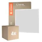 Opakowanie 4x Ledvance LED Panel Kompaktowy Aluminium Valkoinen 33W 3630lm - 865 Światło dzienne | 60x60cm