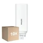 Opakowanie 10x Philips CorePro PL-T LED Żarówka HF 9W - 840 Zimna Biel | 4-Piny - Zamienne 26W