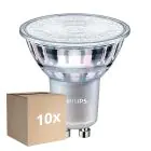 Opakowanie 10x Philips MASTER Value LED Spot GU10 PAR16 3.7W 380lm 36D - 940 Zimna Biel | Najlepsze Renderowanie Kolorów - Ściemnianie - Zamienne 50W