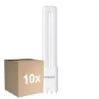 Opakowanie 10x Noxion Lucent PL-L LED 7.9W 950lm - 830 Ciepła Biel | 4-Piny - Zamienne 18W
