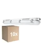 Opakowanie 10x Ledvance Oprawy Hermetyczne LED Paroizolacja Value 9W 1080lm - 840 Zimna Biel | 60cm 