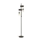 Eglo Lampa podłogowa Townshend 4 Stal Brązowy Czarny | IP20 - Nadaje Się Do 2x E27 
