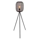 Eglo Lampa podłogowa Rinroe Stal Czarny | Nadaje Się Do E27