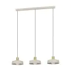 Eglo Lampa Wisząca Valdiola Stal Szlifowany | IP20 - Nadaje Się Do 3x E27 