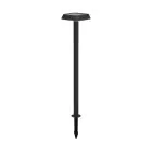 Eglo Kolec Światło Dreoli Solar Czarny 8W 1030lm - 830 Ciepła Biel | IP65 - Czujnik Ruchu