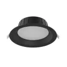 Noxion LED Downlight Hera Średni Wpuszczany Czarny 15W 1500lm 80D - 827-830-840 CCT | 176mm - Aukko 150mm